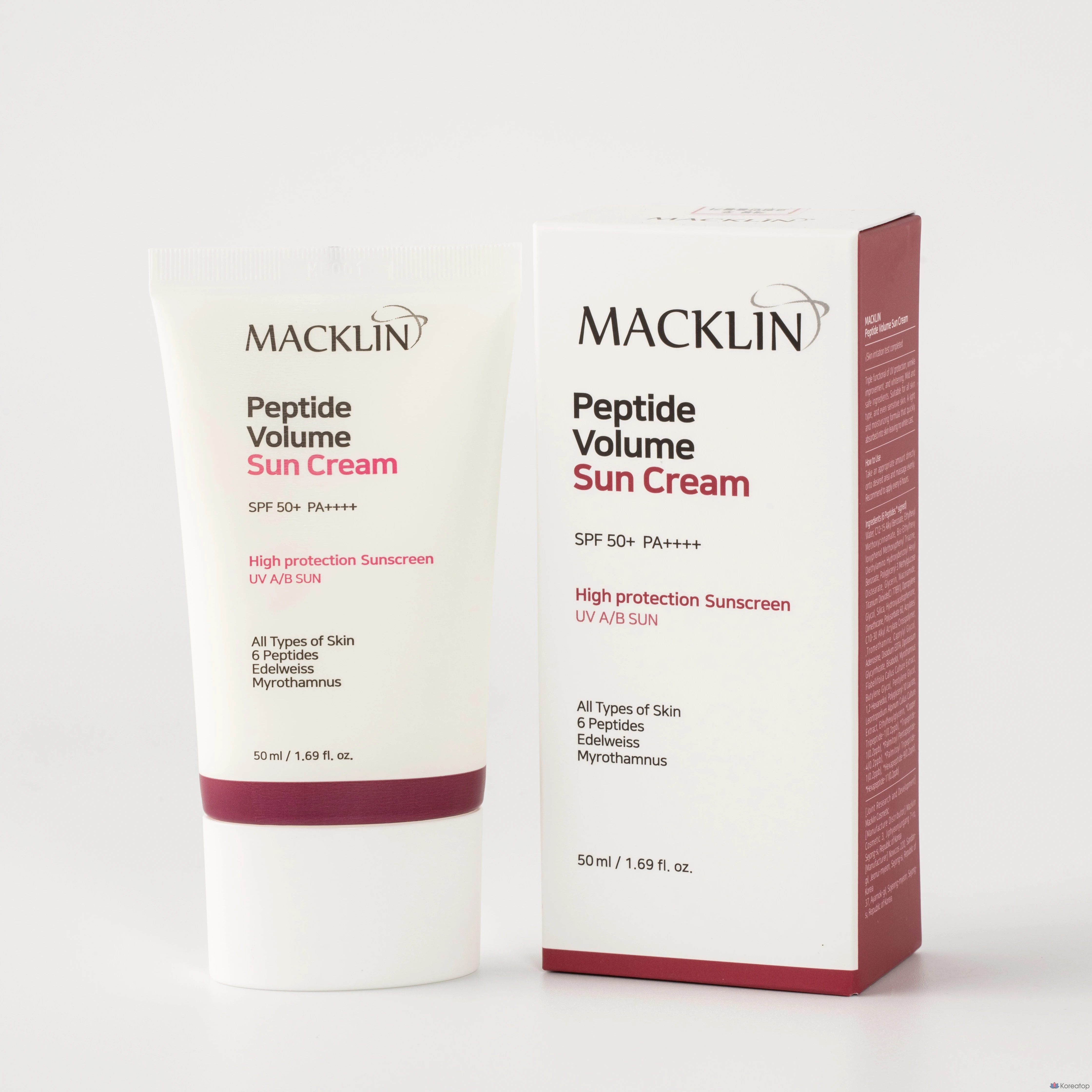 Солнцезащитная сыворотка Macklin Sun Serum Peptide Volume Sunscreen 50 мл, 1 шт.