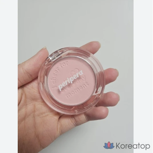 Румяна Peripera Clear Sunshine Cheek, помада Half-moon Lipstick (025), 1 шт.