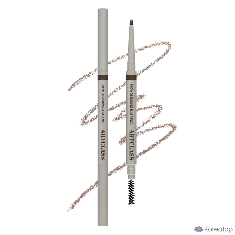 Тонкий карандаш для бровей Too cool for school, 1 шт., № 2, бежево-коричневый.