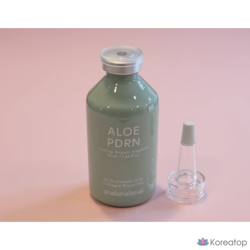 Ампула Shy Shy Shy Aloe PDRN для охлаждающего и восстанавливающего эффекта, 1 шт., 50 мл