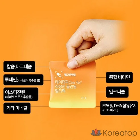 Мультивитаминный комплекс Filamento Office Worker All-in-One Multipack с кальцием, магнием, омега-3, лютеином, расторопшей и астаксантином