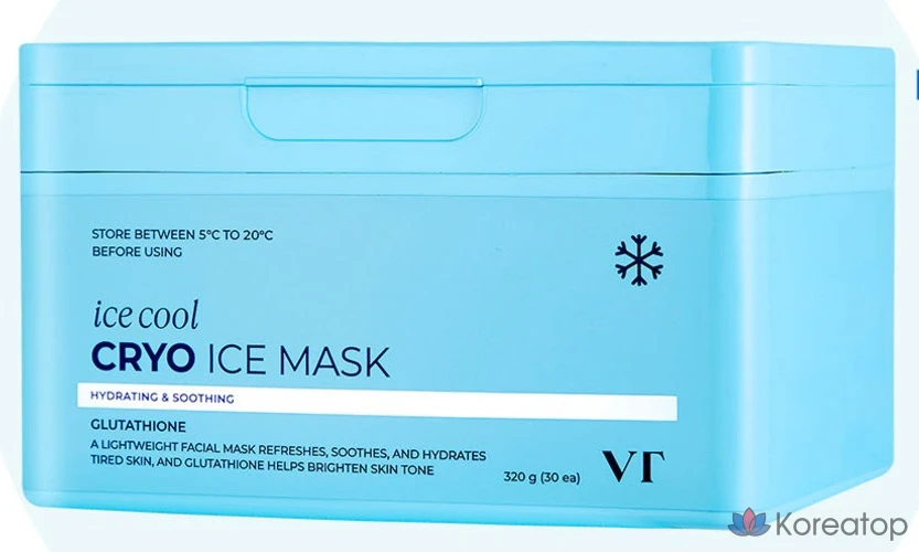 Тканевая маска для лица VT Cosmetics Crio Ice Mask, 30 шт., фото 2