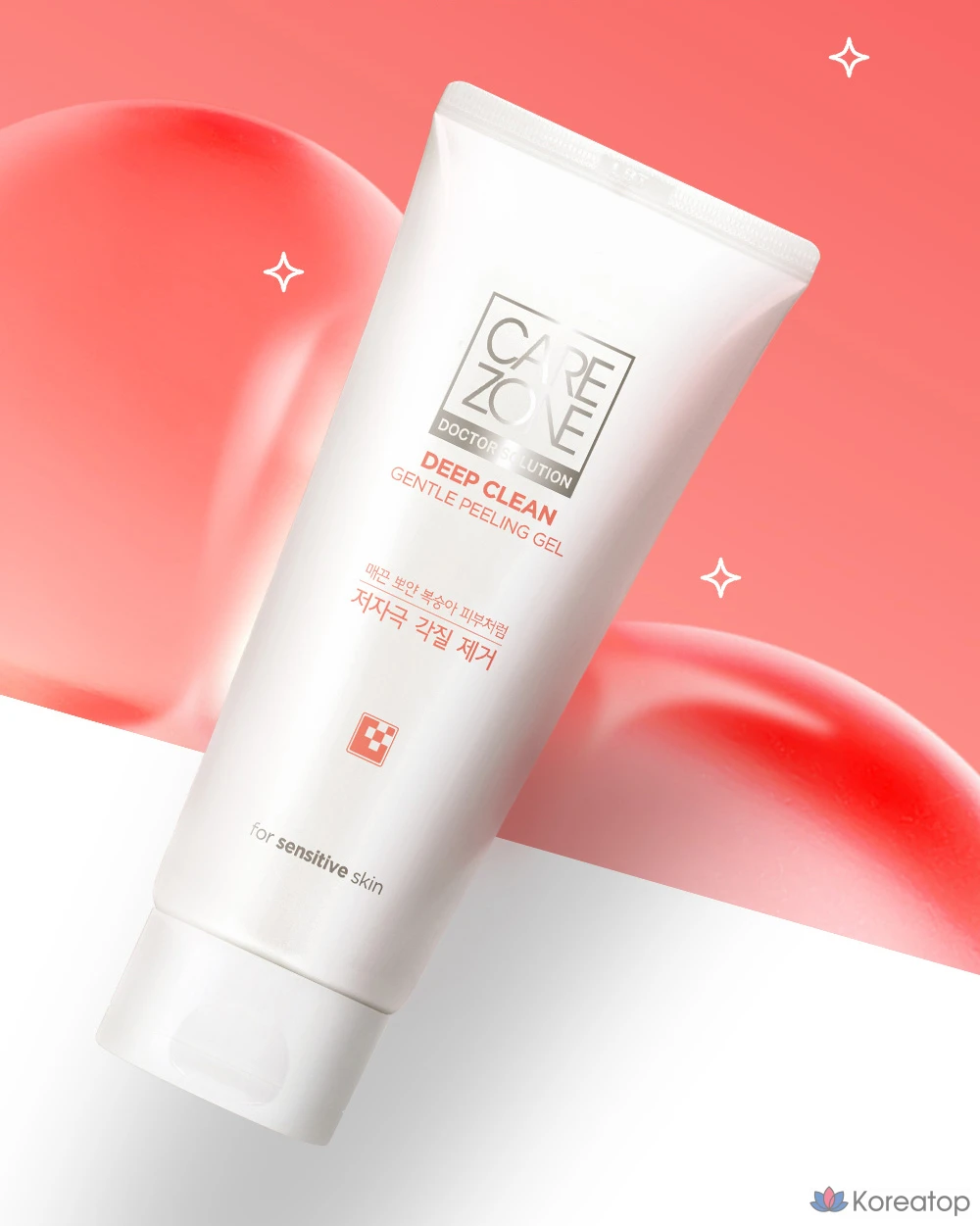 Гель-пилинг Carezone Gentle Peeling Gel, 200 мл, 1 шт.