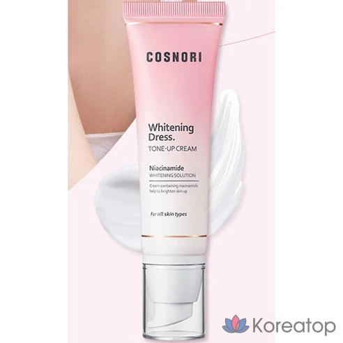 Cosnori Whitening dress Отбеливающий крем для лица и тела с ниацинамидом