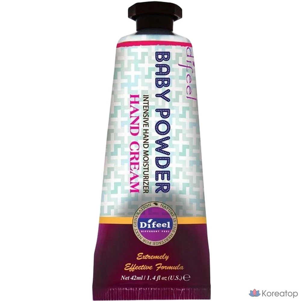 Крем для рук Difeel Nature с детской присыпкой, 40 г, 1 шт.