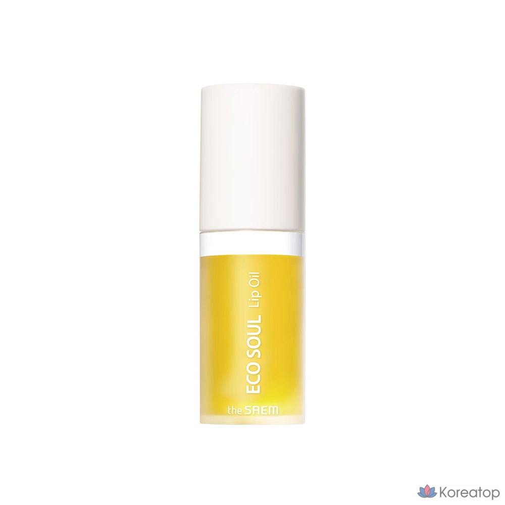 Масло для губ The Saem Eco Soul, цвет медовый, 6 мл, 1 шт.