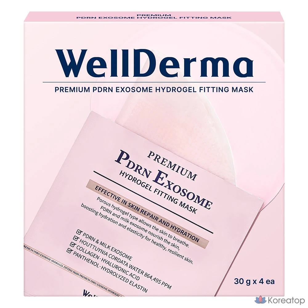 Гелевая маска WellDerma PDRN Exosome Signature Edition, 3 шт., 4 шт.
