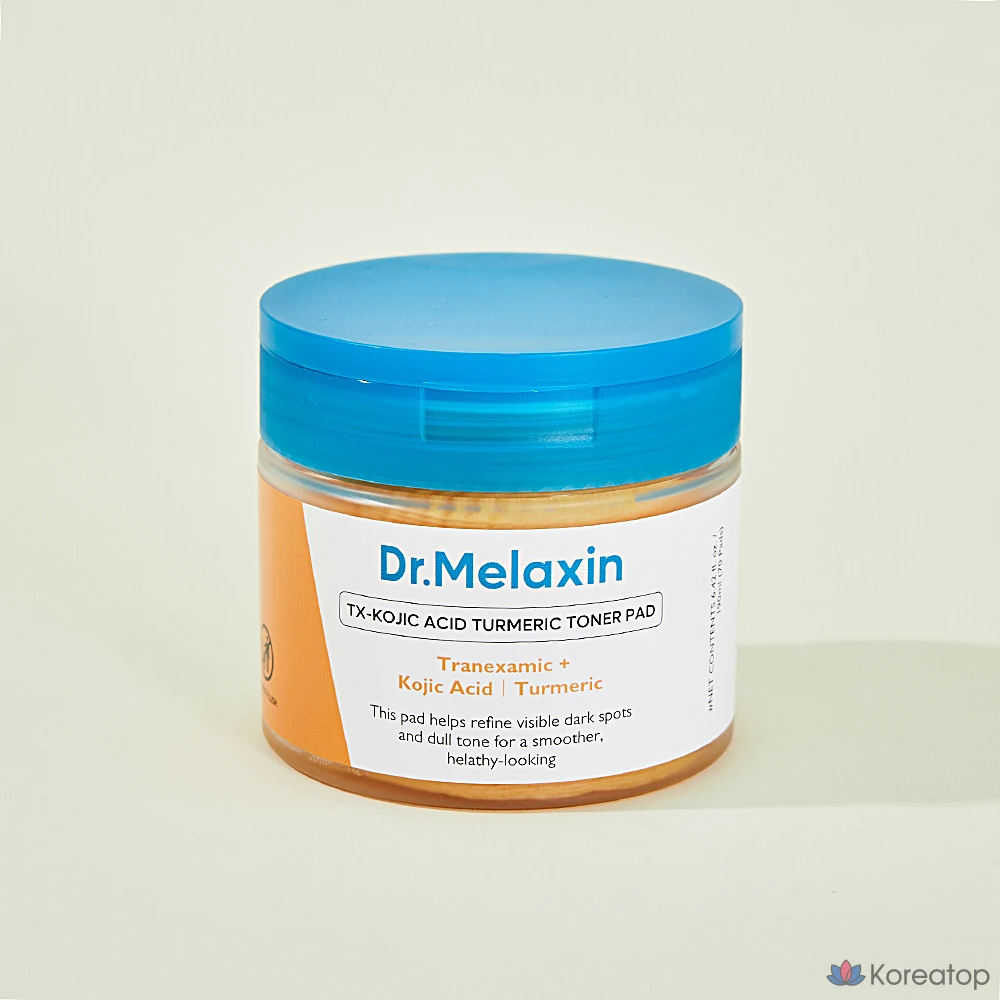 Пэды-тонер Dr. Melaxin TX Kojic Acid Turmeric Toner Pad, 190 мл, 70 шт., фото 2