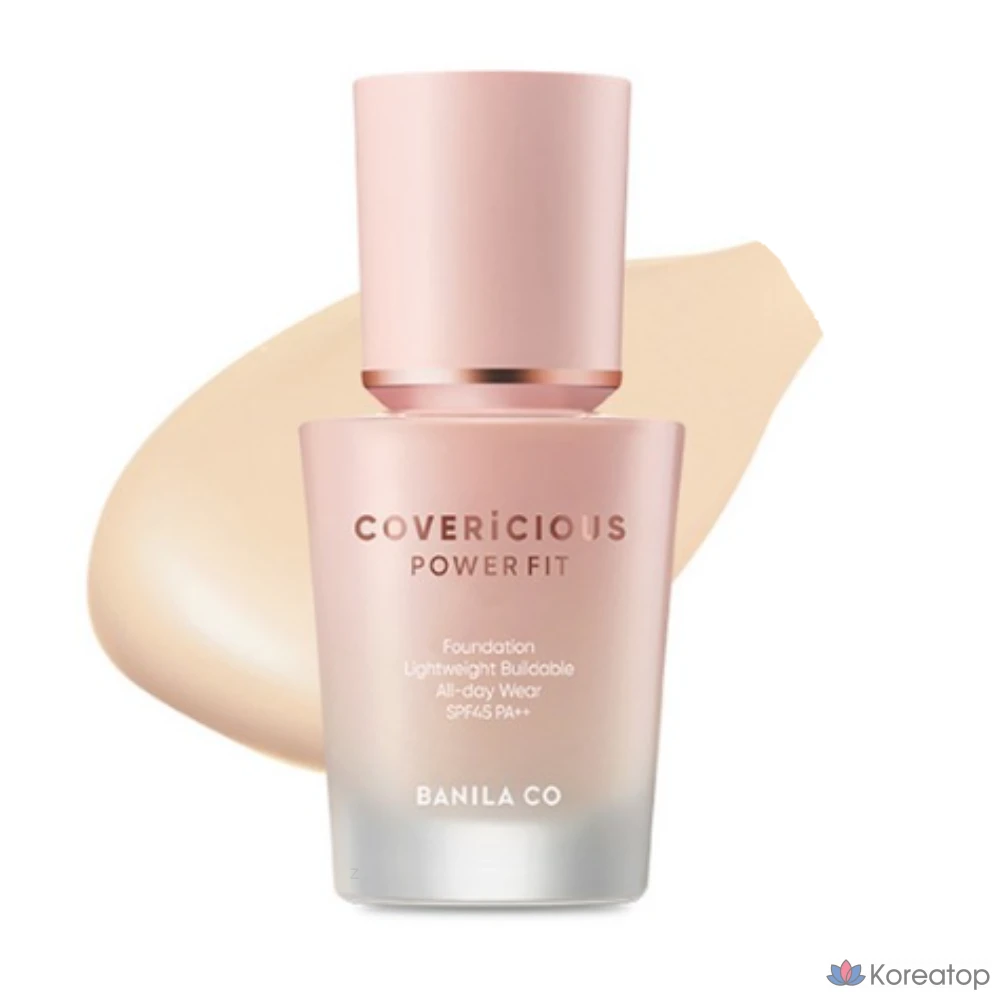 Тональный крем BANILA CO Covericious Power Fit Foundation, оттенок 21 Nuga, 30 мл, 1 шт.