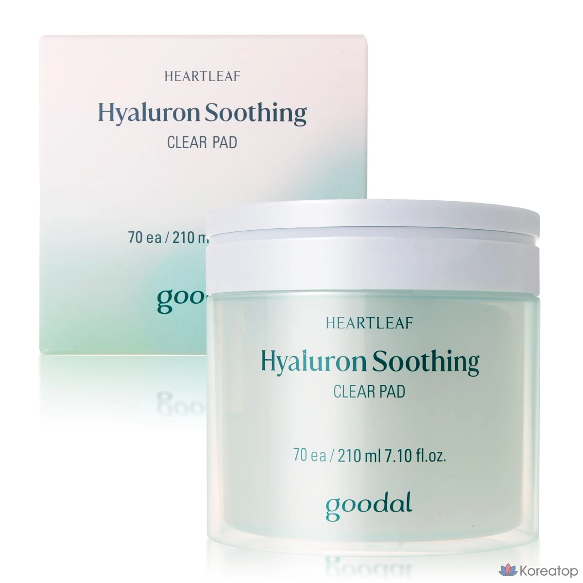 Пэды Goodal Houttuynia Cordata Hyaluronic Soothing Clear Pad, 70 шт.
