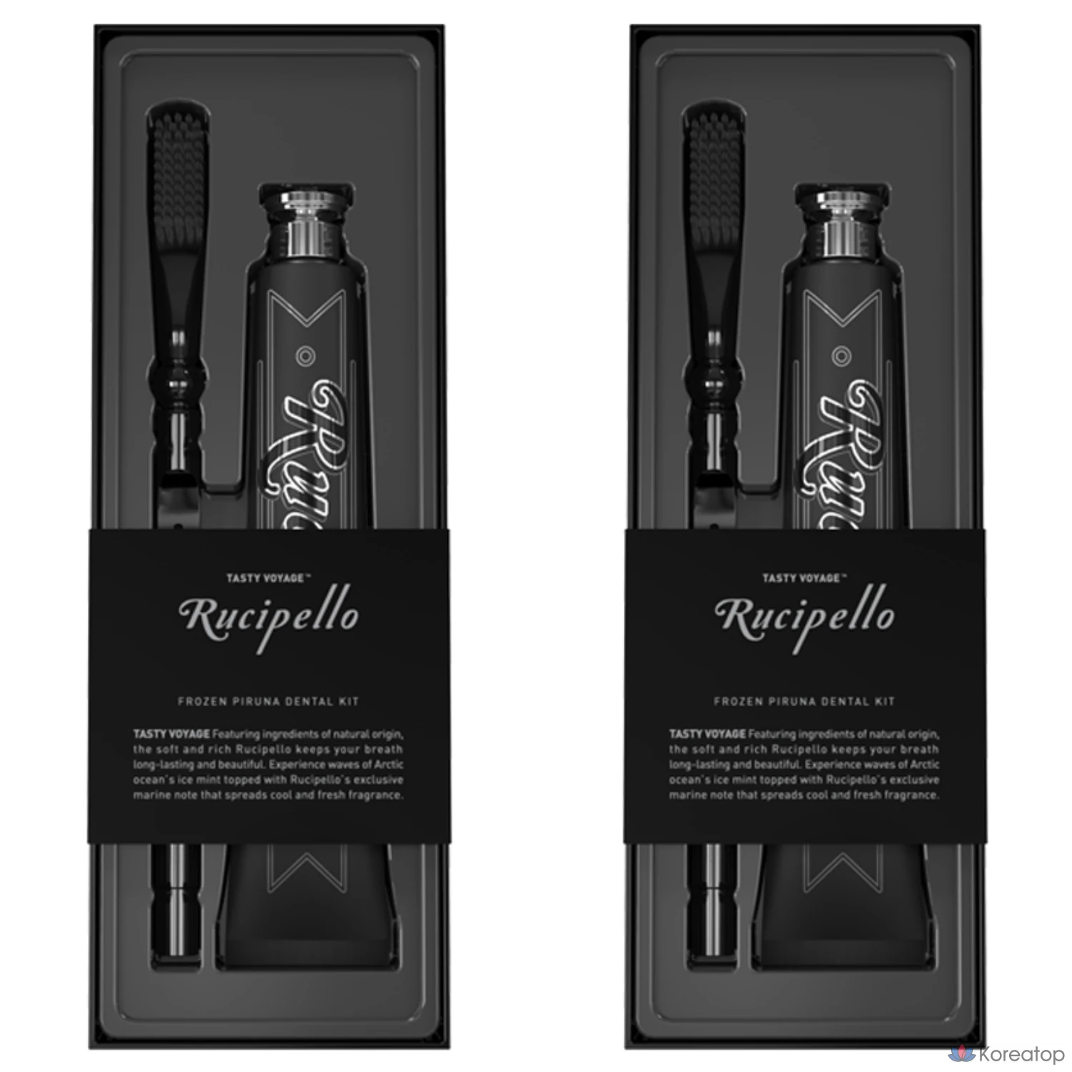 Набор для ухода за полостью рта Rucipello Brightening Care Frozen Piruna Dental Kit, 2 шт.