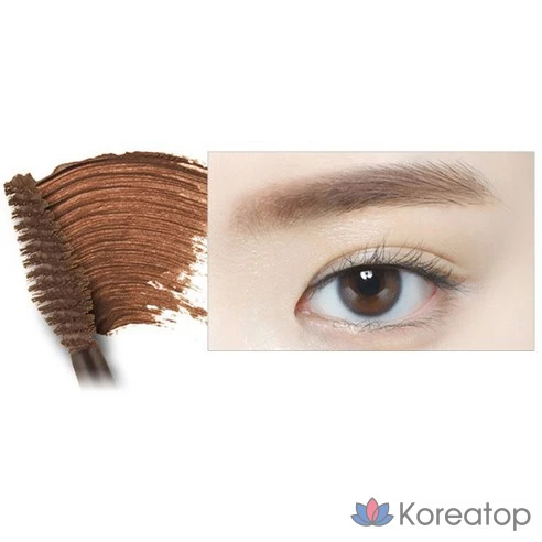 Тушь для бровей Etude House Pure False Brow Cara № 1 Насыщенный коричневый