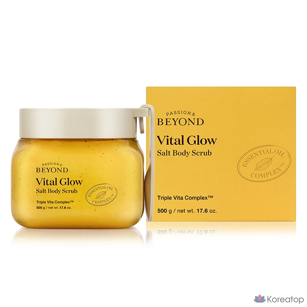 Солевой скраб для тела BEYOND Vital Glow, 1 шт., 500 г