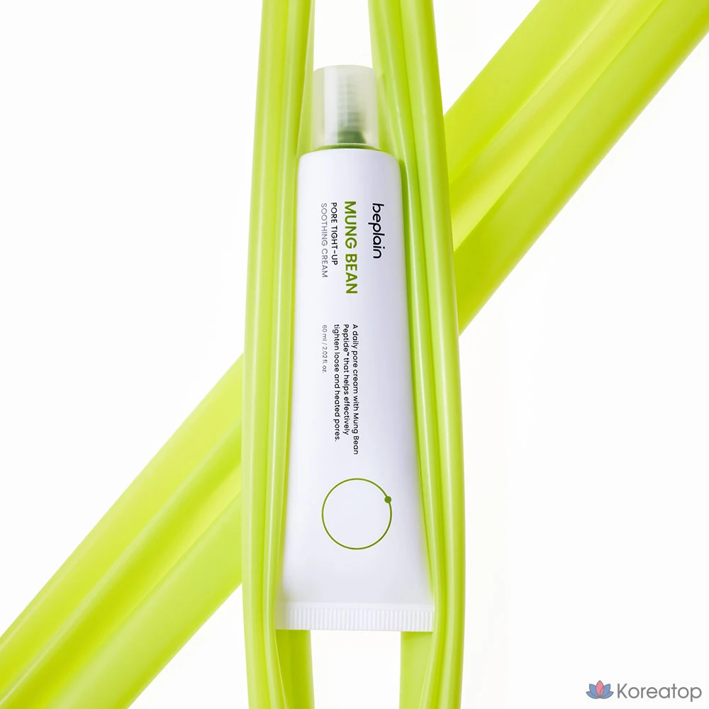 Крем Beplain Mung Bean Pore Tight-Up Soothing Cream, 60 мл, 1 шт., фото 2