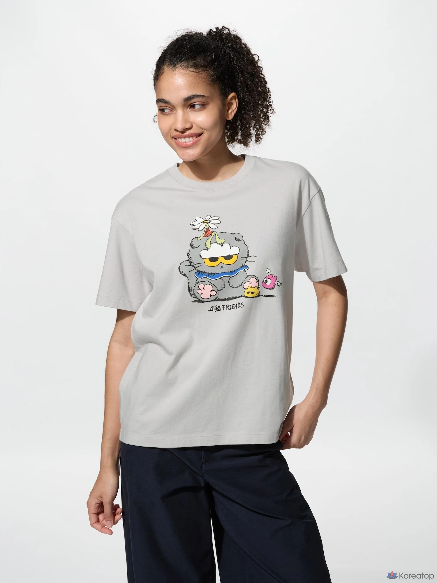 Футболка Uniqlo ZO&amp;FRIENDS UT Graphic T, черный