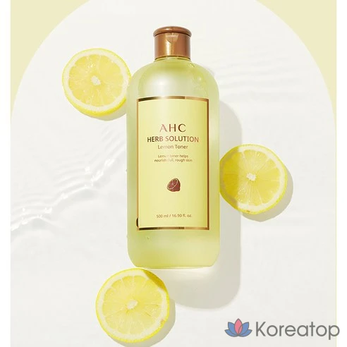 Лимонный тонер AHC Herb Solution Lemon Toner 500 мл