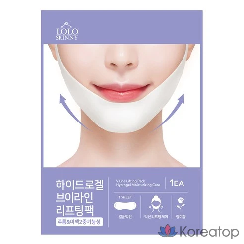 Гидрогелевая маска для контура лица LOLO SKINNY V Line Lifting Pack, 7 г