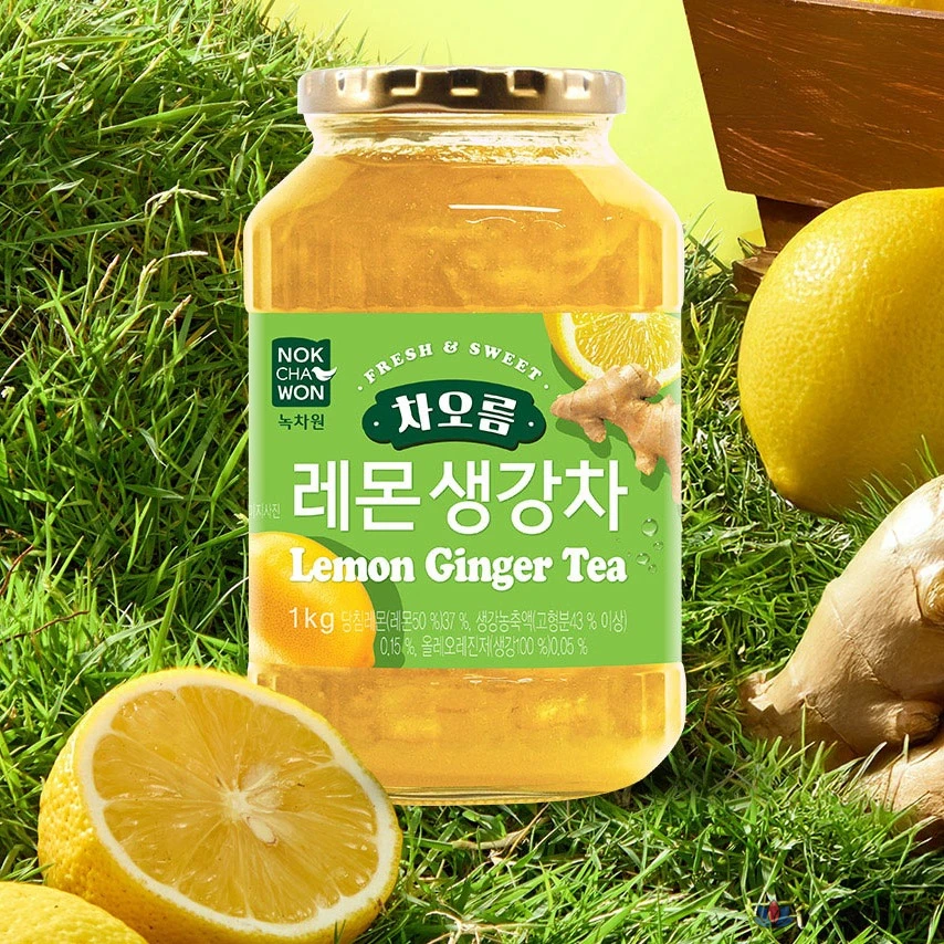 Чай Nokchawon Chaoreum Lemon Ginger Tea, 1 кг, 1 шт.