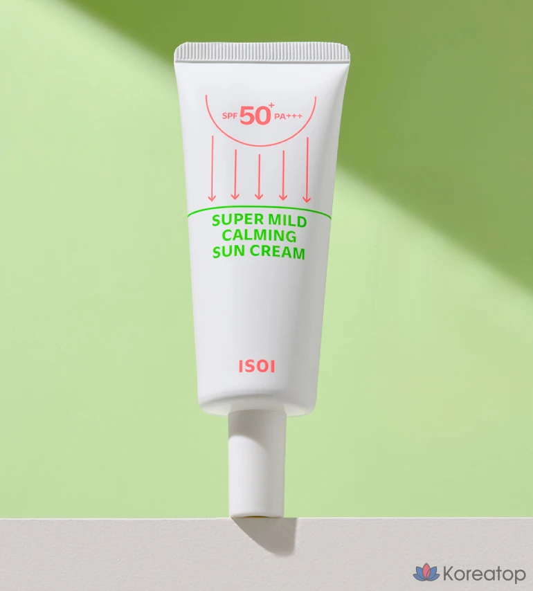 Солнцезащитный крем Isoi Super Mild Calming Sunscreen SPF50+ PA+++, 20 мл, 1 шт.