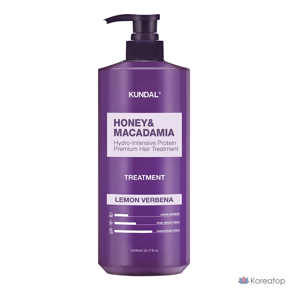 Kundal Honey & Macadamia Lemon Verbena, 1,058 л, 1 шт.
