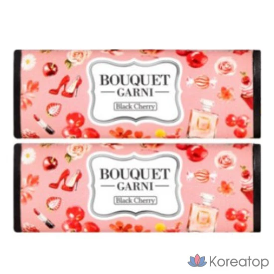 Ароматизатор для автомобильных вентиляционных отверстий Bouquet Garni, детская присыпка, 7 г, 1 шт., черная вишня.