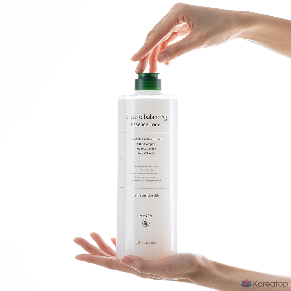 Успокаивающий тоник AVCA Cica Rebalancing Essence, 1 л, 1 шт.