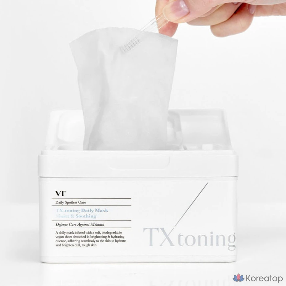 Тканевая маска для лица VT Cosmetics TX Toning Daily Mask, 120 шт., фото 2