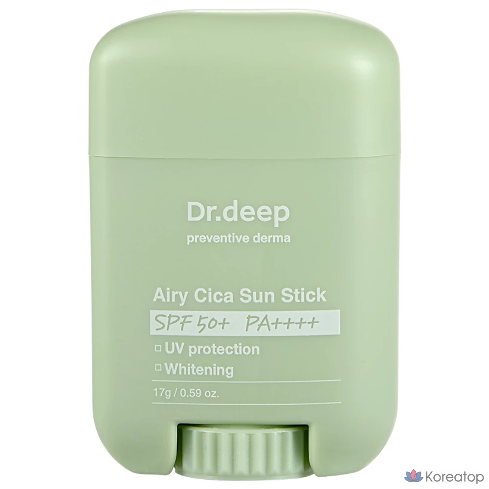 Солнцезащитный стик Dr. Deep Airy Cica, 17 г, 1 шт.