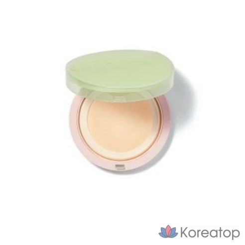Набор тонального кушона с натуральным финишем Espoir Pro Tailor Be Natural Cushion Green Blossom Edition, оттенок 21 Слоновая кость, 1 шт