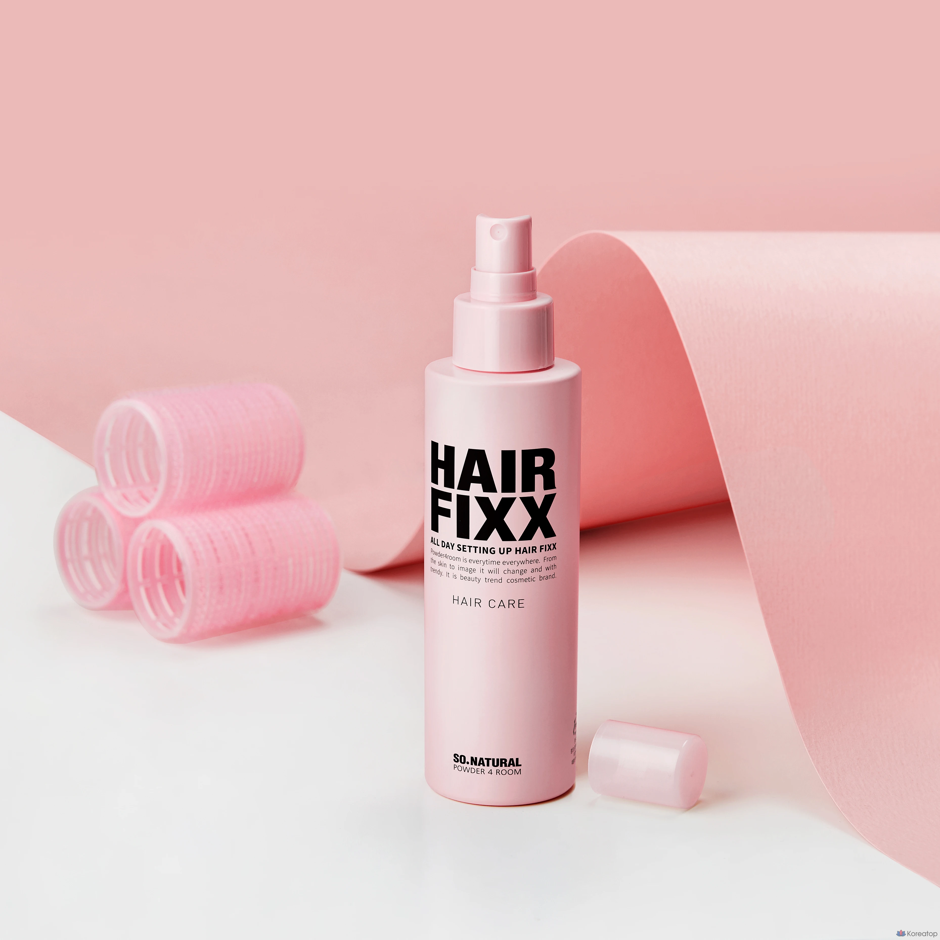 Фиксирующий лак для волос So Natural Powderforum All Day Setting Up Hair Spray Fixer, 155 мл, 1 шт.