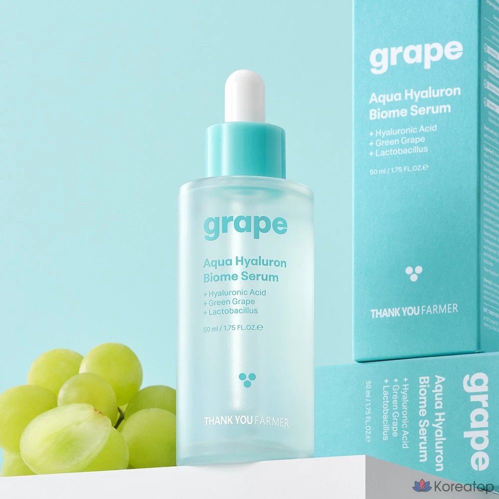 Сыворотка для тела Thank You Farmer Green Grape Aqua Biome Serum, 50 мл, 1 шт.