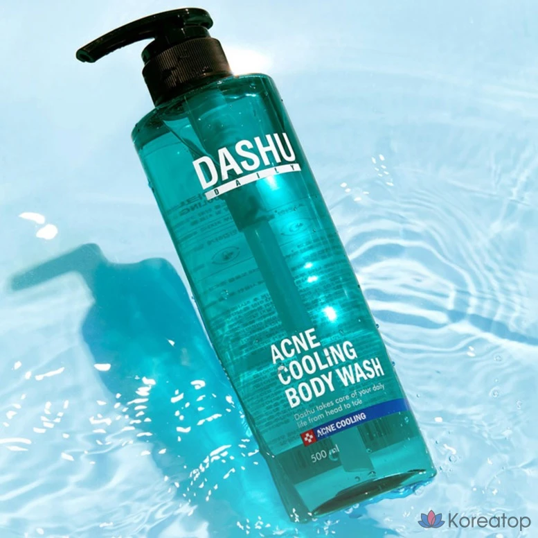 Охлаждающий гель для душа DASHU Daily Acne, 500 мл, 1 шт.