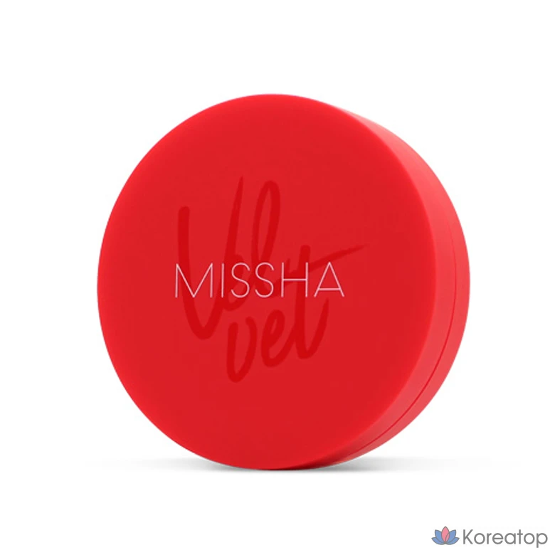 Кушон Missha Velvet Finish Cushion Foundation, оттенок 23 Neutral Medium Beige, 15 г, 1 шт., фото 2