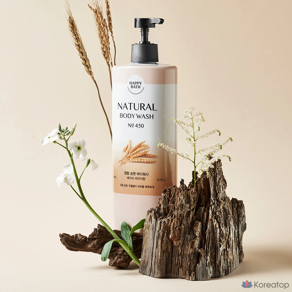 Гель для душа Happy Bath Natural Really Gentle Body Wash с ароматом детской присыпки, 900 г, 1 шт.