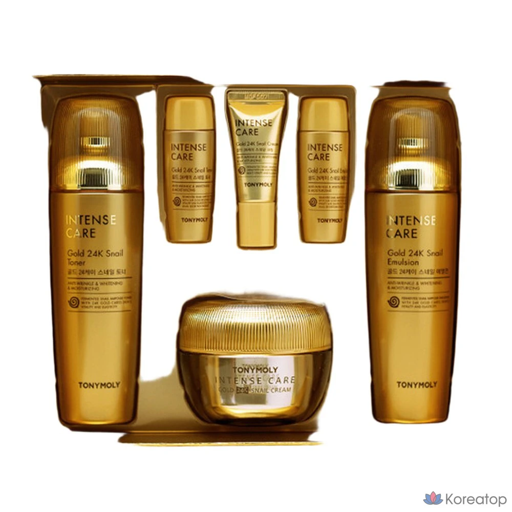 Набор из 3 флаконов Tony Moly Intense Care Gold 24K Snail