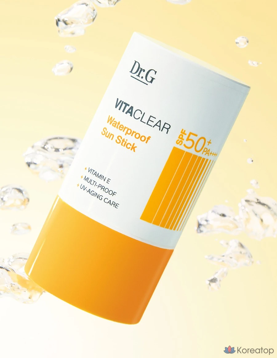 Солнцезащитный стик Dr.G Vita Clear Waterproof Sun Stick SPF50+ PA++++, 21 г, 1 шт.