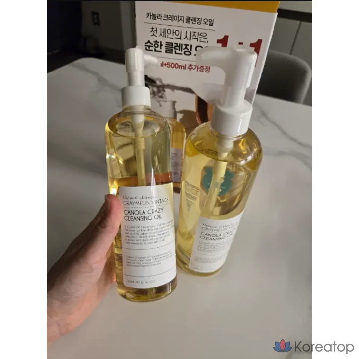 Очищающее масло Graymelin Canola Crazy Cleansing Oil, 500 мл, 1 л, 1 шт.