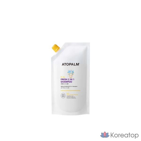 Сменный блок шампуня Atopalm Kids Fresh 2-в-1, 250 мл, 1 шт.