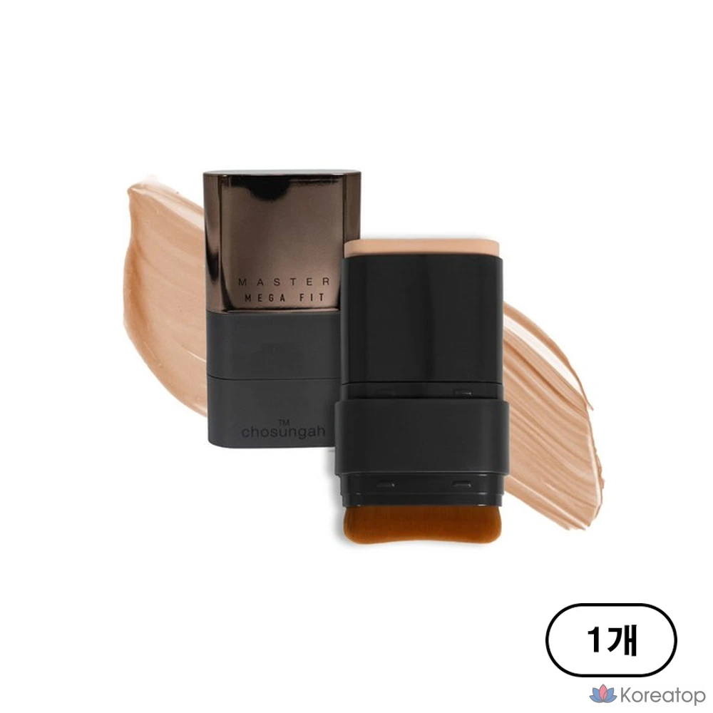 Тональный крем-стик CHOSUNGAH™ Mega Fit Stick Foundation Master SPF50+ PA++++ 16 г, 1 шт., № 23 02, песочно-бежевый.