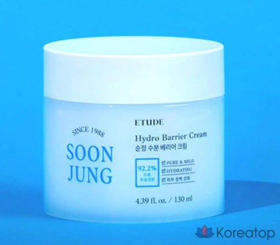 Увлажняющий защитный крем Etude House Soonjung, 130 мл, 1 флакон.