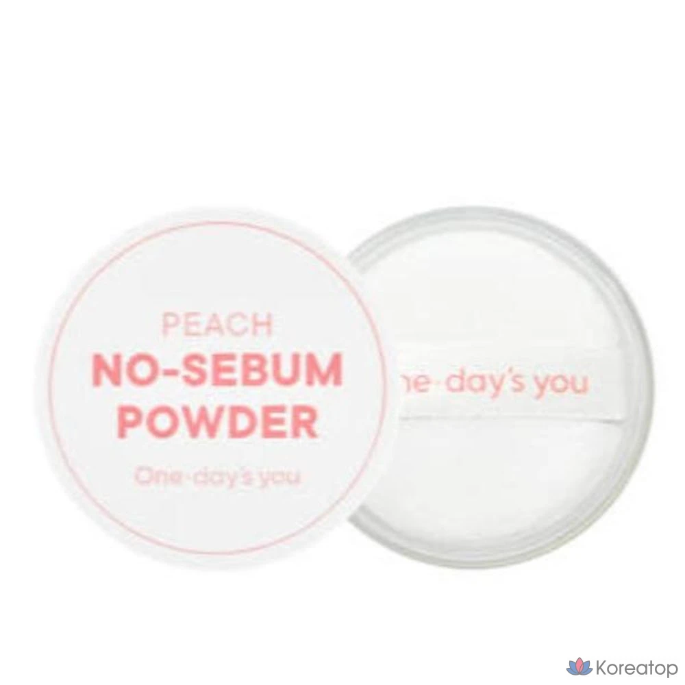 Рассыпчатая пудра One-Day's You Peach No-Sebum Finishing Powder, 4 г, 1 шт.