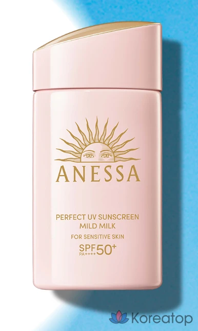 Солнцезащитное молочко Anessa Perfect UV Sunscreen Mild Milk NA SPF50+ PA++++, 60 мл, 1 шт.