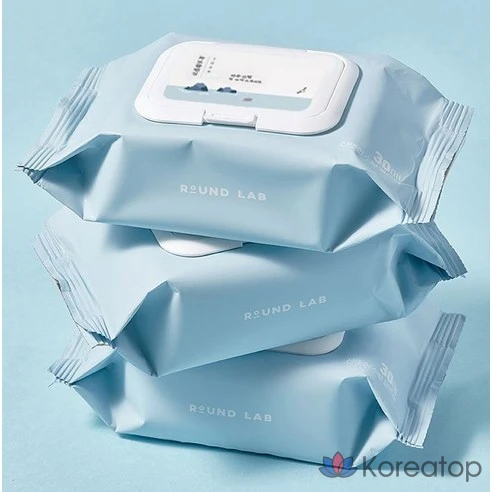 Салфетки очищающие для снятия макияжа 1025 Dokdo cleansing tissue, 30 штук, 3 штуки