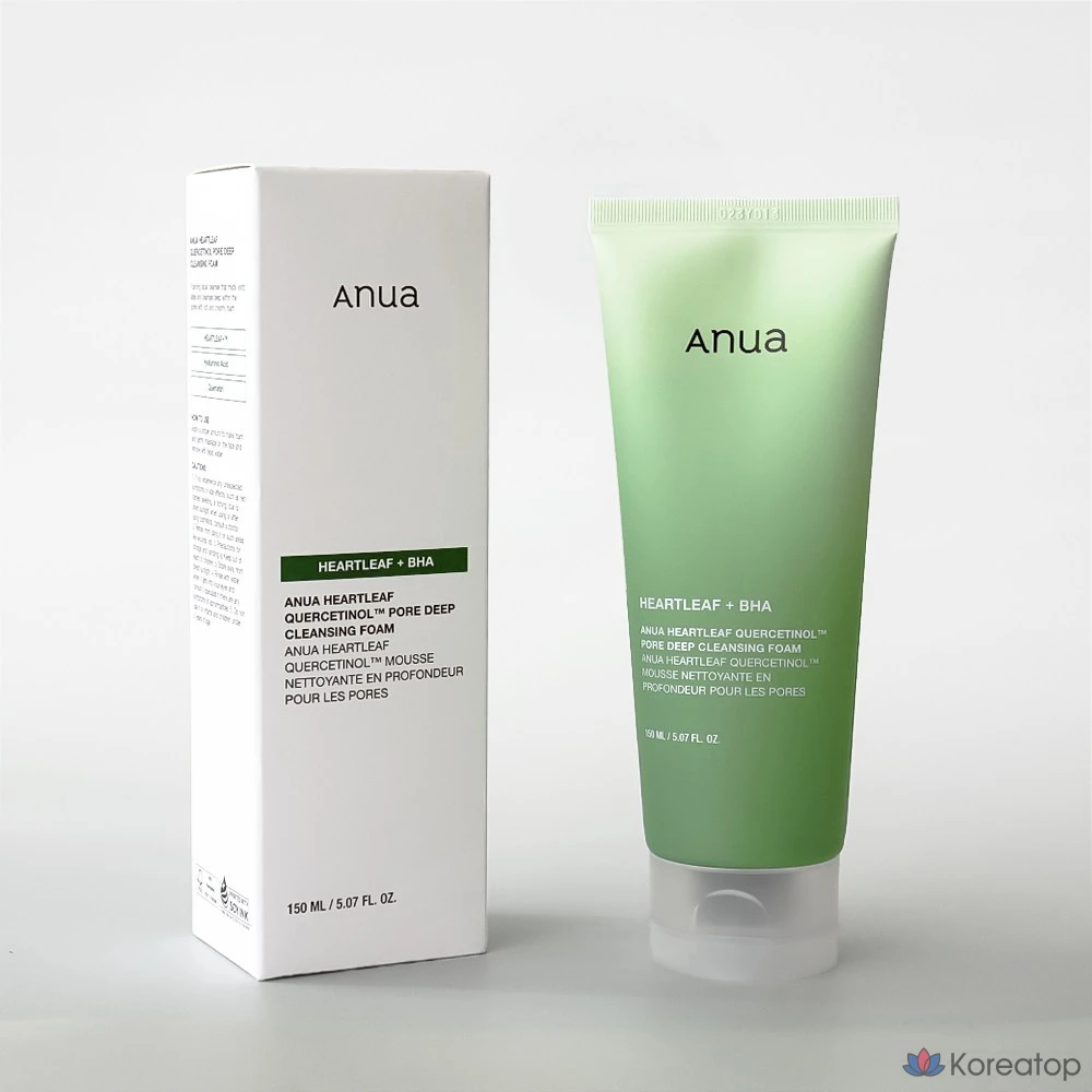 Очищающая пенка для лица Anua с кверцетинолом, 150 мл, 1 шт.