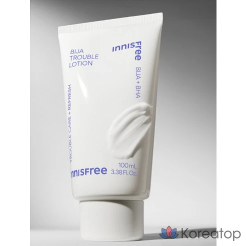 Лосьон для проблемной кожи лица с маслом семян торреи и BHA-кислотами Innisfree