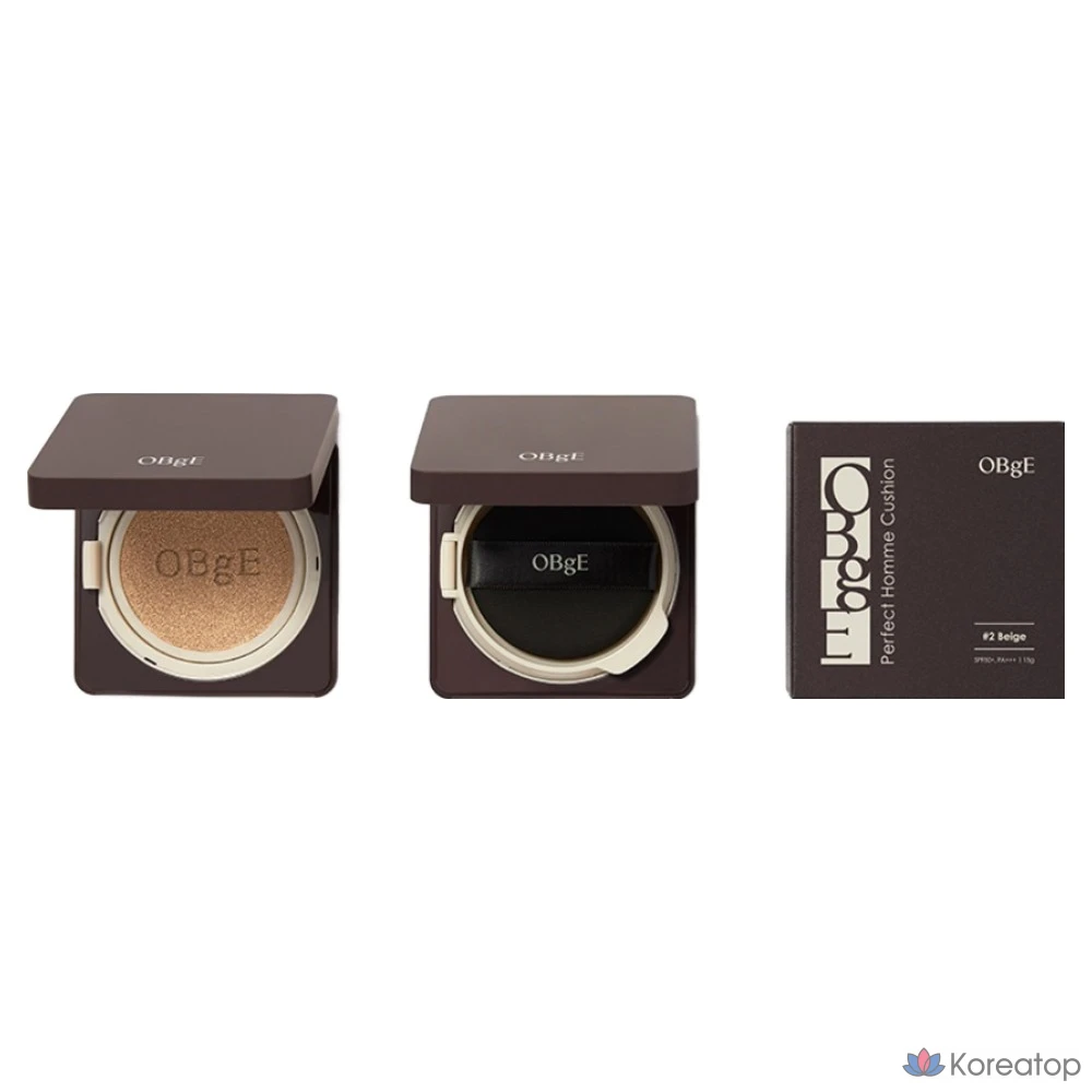 OBge Perfect Homme Cushion, 15 г, № 1, цвет слоновой кости, 1 шт., фото 2