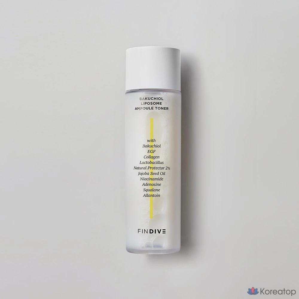 Тоник-ампула FINDIVE Bakuchiol Liposome, 150 мл, 1 шт.