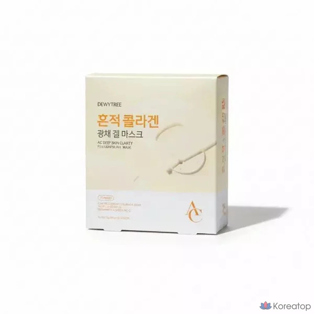 Тканевая маска для лица Dewytree AC Deep Trace Collagen Gel Mask, 16 шт.