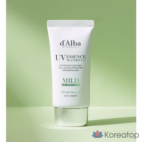 Солнцезащитный крем для чувствительной кожи Dalva Waterpool SPF50+ PA++++, 50 мл