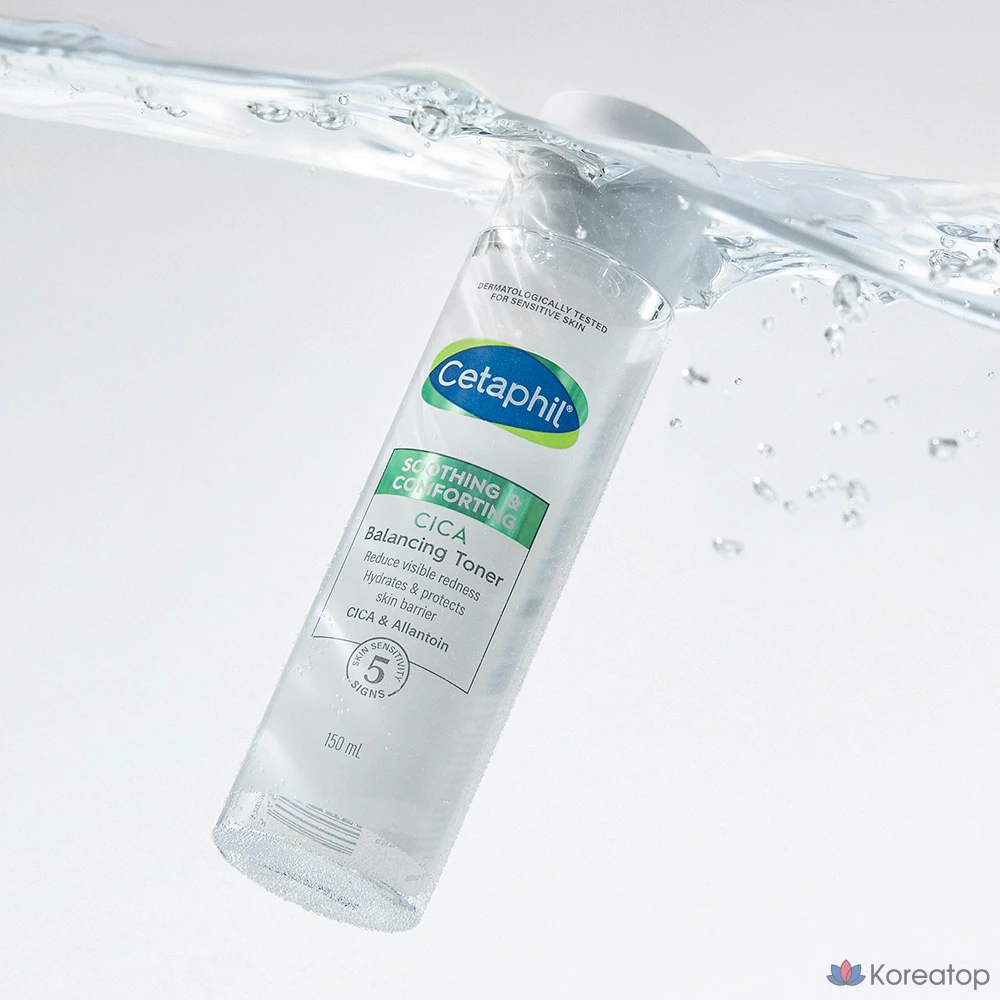 Успокаивающий и смягчающий балансирующий тоник Cetaphil с экстрактом центеллы азиатской, 150 мл, 1 шт.